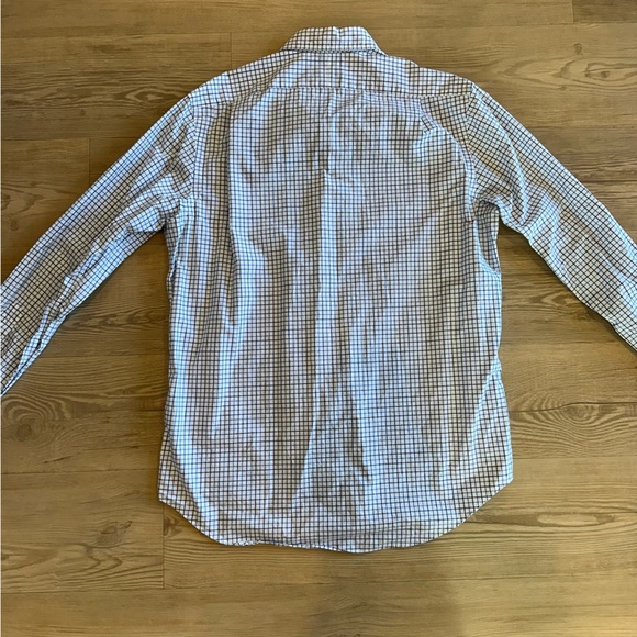 Ralph Lauren Blue Label Men’s Button down shirt plaid blue size Large - Picture 6 of 8